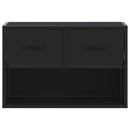 tv-bord 60x31x39,5 cm konstrueret træ og metal sort