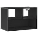tv-bord 60x31x39,5 cm konstrueret træ og metal sort