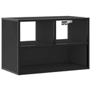 tv-bord 60x31x39,5 cm konstrueret træ og metal sort