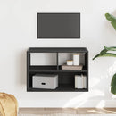 tv-bord 60x31x39,5 cm konstrueret træ og metal sort
