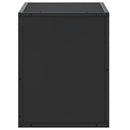 tv-bord 60x31x39,5 cm konstrueret træ og metal sort