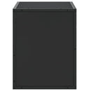 tv-bord 60x31x39,5 cm konstrueret træ og metal sort