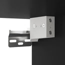 tv-bord 60x31x39,5 cm konstrueret træ og metal sort