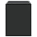 tv-bord 100x31x39,5 cm konstrueret træ og metal sort