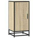 skab 35,5x35x76 cm konstrueret træ og metal sonoma-eg