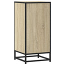 skab 35,5x35x76 cm konstrueret træ og metal sonoma-eg