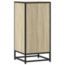 skab 35,5x35x76 cm konstrueret træ og metal sonoma-eg