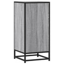 skab 35,5x35x76 cm konstrueret træ og metal grå sonoma-eg