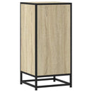 skab 35,5x35x76 cm konstrueret træ og metal sonoma-eg