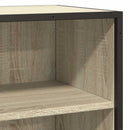 skab 35,5x35x76 cm konstrueret træ og metal sonoma-eg