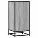 skab 35,5x35x76 cm konstrueret træ og metal grå sonoma-eg