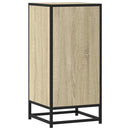 skab 35,5x35x76 cm konstrueret træ og metal sonoma-eg