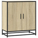 skab 68x35x76 cm konstrueret træ og metal sonoma-eg