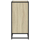 skab 68x35x76 cm konstrueret træ og metal sonoma-eg