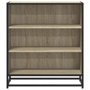skab 68x35x76 cm konstrueret træ og metal sonoma-eg
