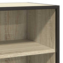 skab 68x35x76 cm konstrueret træ og metal sonoma-eg