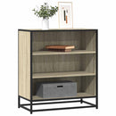 skab 68x35x76 cm konstrueret træ og metal sonoma-eg