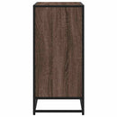 skuffeskab 68x35x76 cm konstrueret træ brun egetræsfarve