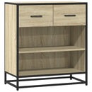 skab 68x35x76 cm konstrueret træ sonoma-eg