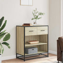 skab 68x35x76 cm konstrueret træ sonoma-eg