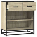 skab 68x35x76 cm konstrueret træ sonoma-eg