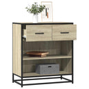 skab 68x35x76 cm konstrueret træ sonoma-eg