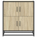 skab 68x35x76 cm konstrueret træ sonoma-eg
