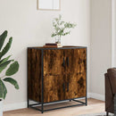 skab 68x35x76 cm konstrueret træ røget egetræsfarve