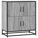 skab 68x35x76 cm konstrueret træ grå sonoma-eg