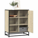 skab 62x35x76 cm konstrueret træ røget egetræsfarve