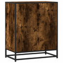 skænk 62x35x76 cm konstrueret træ røget egetræsfarve
