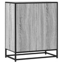 skænk 62x35x76 cm konstrueret træ grå sonoma-eg