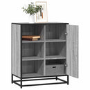 skænk 62x35x76 cm konstrueret træ grå sonoma-eg