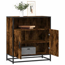 skab 68x35x76 cm konstrueret træ røget egetræsfarve