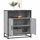 skab 68x35x76 cm konstrueret træ grå sonoma-eg