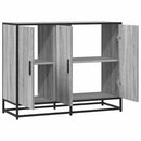 skænk 94x35x76 cm konstrueret træ grå sonoma-eg