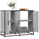 skænk 94x35x76 cm konstrueret træ grå sonoma-eg
