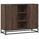 skænk 92x35x76 cm konstrueret træ brun egetræsfarve