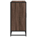skænk 92x35x76 cm konstrueret træ brun egetræsfarve