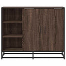 skænk 92x35x76 cm konstrueret træ brun egetræsfarve