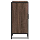 skænk 92x35x76 cm konstrueret træ brun egetræsfarve