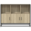 skænk 100x35x76 cm konstrueret træ sonoma-eg