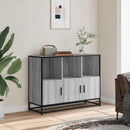 skænk 100x35x76 cm konstrueret træ grå sonoma-eg
