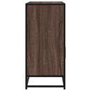 skænk 100x35x76 cm konstrueret træ brun egetræsfarve