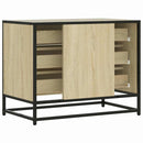 skuffeskab 70x41x56 cm konstrueret træ sonoma-egetræsfarvet