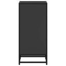 bogreol 40x35x76 cm konstrueret træ sort
