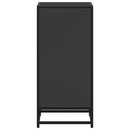 bogreol 40x35x76 cm konstrueret træ sort