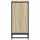bogreol 40x35x76 cm konstrueret træ sonoma-eg