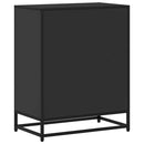 bogreol 60x35x76 cm konstrueret træ sort