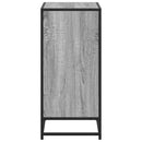 bogreol 60x35x76 cm konstrueret træ grå sonoma-eg